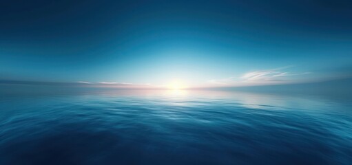 Wall Mural - Tranquil Ocean Sunset