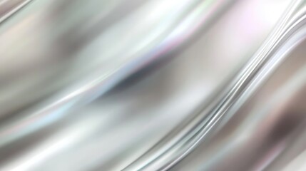 Poster - Smooth silver gradient background with a soft, metallic glow, creating a stylish and modern aesthetic