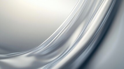 Poster - smooth silver gradient background with subtle light transitions, perfect for high-end and minimalist