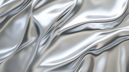 Poster - Soft silver gradient background with a smooth and polished texture, perfect for premium product presentations