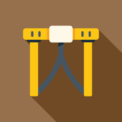 Poster - illustration of a metal detector gate used for airport security checks, ensuring passenger safety