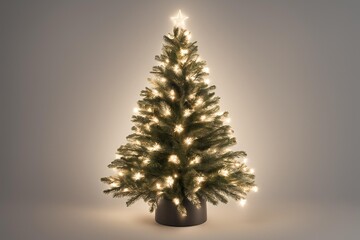 Wall Mural - Christmas tree light