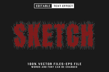 Poster - Sketch Editable Text Effect