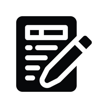 article icon. vector glyph icon for your website, mobile, presentation, and logo design.