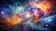 © Diana - A vibrant cosmic nebula, showcasing a dazzling array of colors and stars in deep space. Perfect for themes of astronomy, space exploration, and the mysteries of the universe.