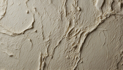 Poster - textured canvas: earthy beige plaster evokes a sense of rustic charm, its rough, tactile surface rev