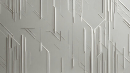Poster - Abstract Geometric Pattern:  A minimalist, elegant, and modern textured background with abstract geometric patterns in white and grey, perfect for contemporary design projects and presentations. 