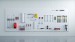 © OZTOCOOL - A white wall with a lot of tools on it