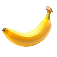 Wall Mural -  ripe yellow banana on a transparent background