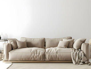 Wall Mural - modern living room with sofa