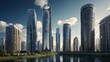 © Kasper - Energy-generating city buildings Skyscrapers producing their own power and purifying water.