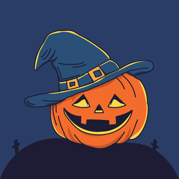 Halloween Pumpkin Autumn Holiday Vector