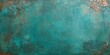 © Murda - Teal textured surface with rust patches.