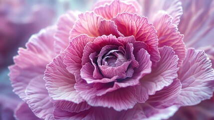 Wall Mural - Close-up of a Delicate Pink Flower