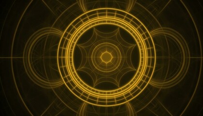 Poster - abstract background with circles