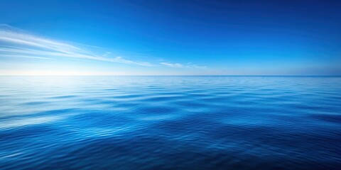 Wall Mural - Abstract blue background resembling a calm and serene ocean scene, abstract, blue, background, texture, smooth, calm