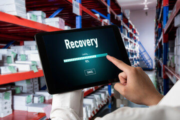 Poster - data backup restoration recovery restore data from cloud storage snugly and provide planned network reserve business data