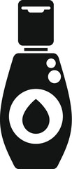 Poster - Simple vector icon representing a bottle of liquid soap, ideal for websites and apps
