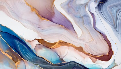 Wall Mural - alcohol ink style incorporates the swirls of marble or the ripples of agate abstract painting can be used as a trendy background for wallpapers posters cards invitations websites