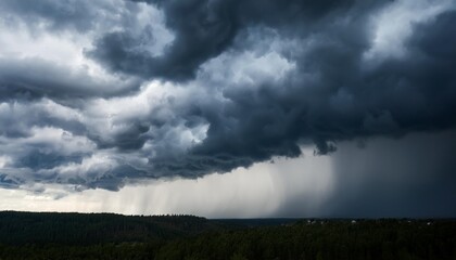 Wall Mural - dramatic sky background before the storm