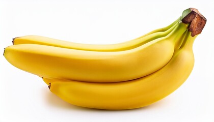 Wall Mural - banana bunch isolated on white background ripe bananas bunch iso