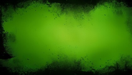 abstract vintage green splash design background with dark borders