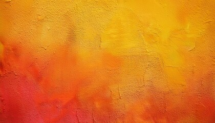 Wall Mural - bright abstract yellow orange red background toned rough surface texture colorful background with space for design