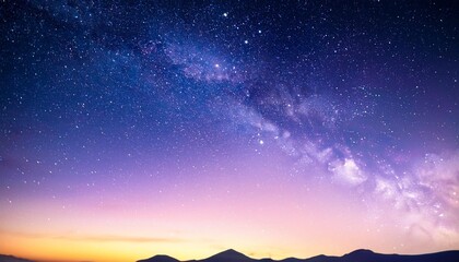 Wall Mural - starry sky gradient background