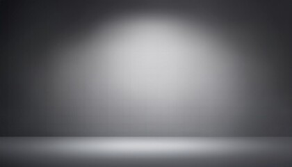 dark gray abstract background with gradient light and empty space on transparent base