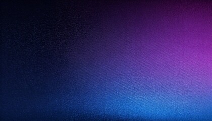 Wall Mural - dark blue purple glowing grainy gradient background black noise texture poster header banner design