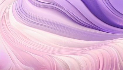 Wall Mural - dynamic horizontal banner modern curvy waves background design with lavender pastel purple and thistle color