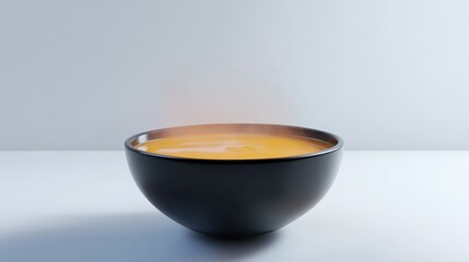 Sticker - Steaming Bowl of Orange Soup