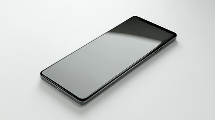 Aufkleber - Black Smartphone Lying on a White Surface