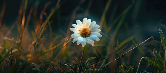 Sticker - Bloomed Flower Of Tridax Daisy