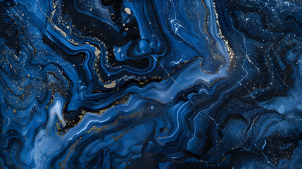 cosmic cobalt color marble background, polished and seamless