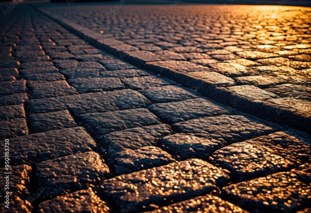 detailed examination various asphalt textures patterns showcasing ...