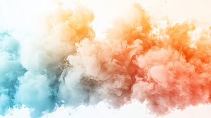 Wall Mural - light colors, thick light colored smoke, fill screen, light background,