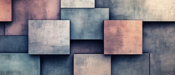 Wall Mural - A wall made of blocks in various colors