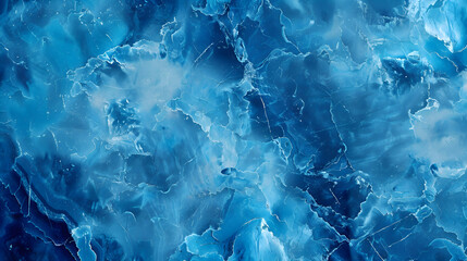 Wall Mural - Vibrant electric blue color marble background, striking and elegant