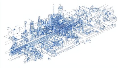 Leinwandbilder - high-resolution diagram of a broadband network expansion plan, including advanced technology, strate
