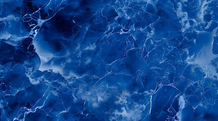 Wall Mural - Vibrant royal blue color marble background, deep and clean