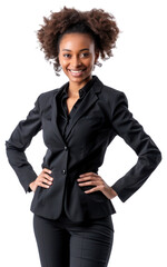 Canvas Print - PNG Confident professional woman smiling