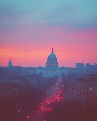  Capitol building at sunset