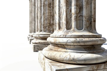 Poster - A close-up shot of a clock-topped column, suitable for time-themed or architectural illustrations