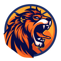 Poster - logo for a basketball team