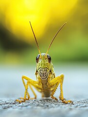 Wall Mural - Cricket isolated on cute background