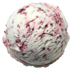 Poster - PNG Creamy raspberry swirl ice cream