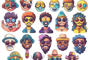 Poster - A group of individuals showing diverse emotions on their faces