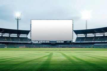 Stadium billboard  template png mockup, transparent design