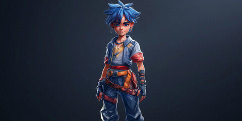 Wall Mural - A character from the game. Website header or desktop wallpaper.